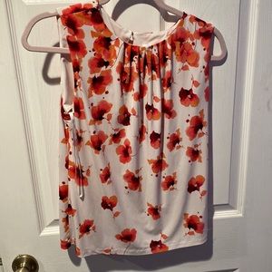 Calvin Klein pleated dress tank